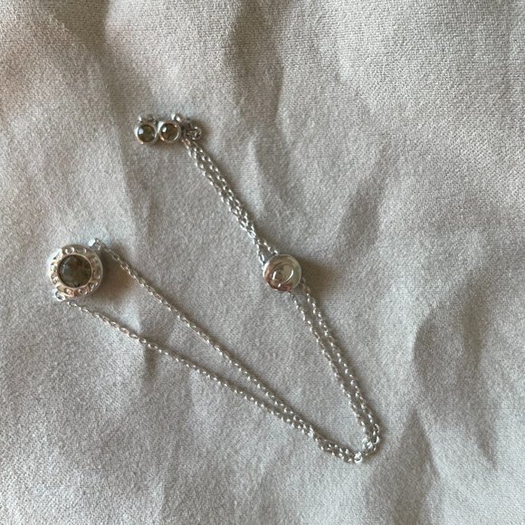 Coach Signature C Pave Slider Adjustable Bracelet